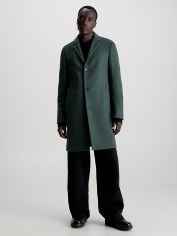 Calvin Klein Between-Seasons Coat in Green