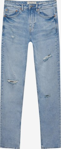 Pull&Bear Slim fit Jeans in Blue: front