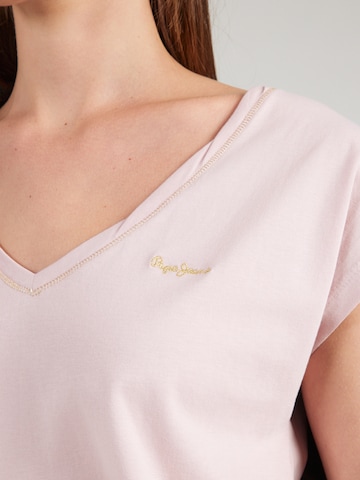 Pepe Jeans - Camiseta en rosa