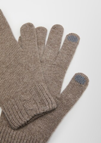 s.Oliver Full Finger Gloves in Brown