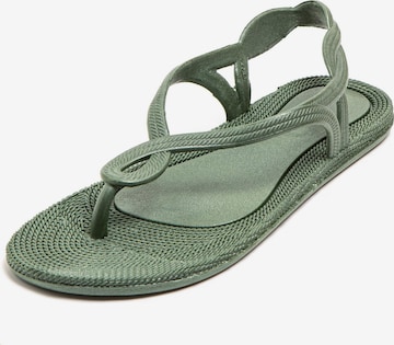 Brasileras Sandaal 'Antalya' in Groen: voorkant