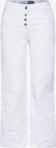 CECIL Loosefit Jeans 'Neele' in Wit: voorkant