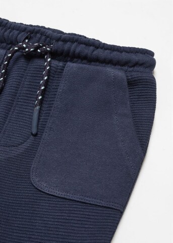 MANGO KIDS Tapered Bukser 'Denverb' i blå