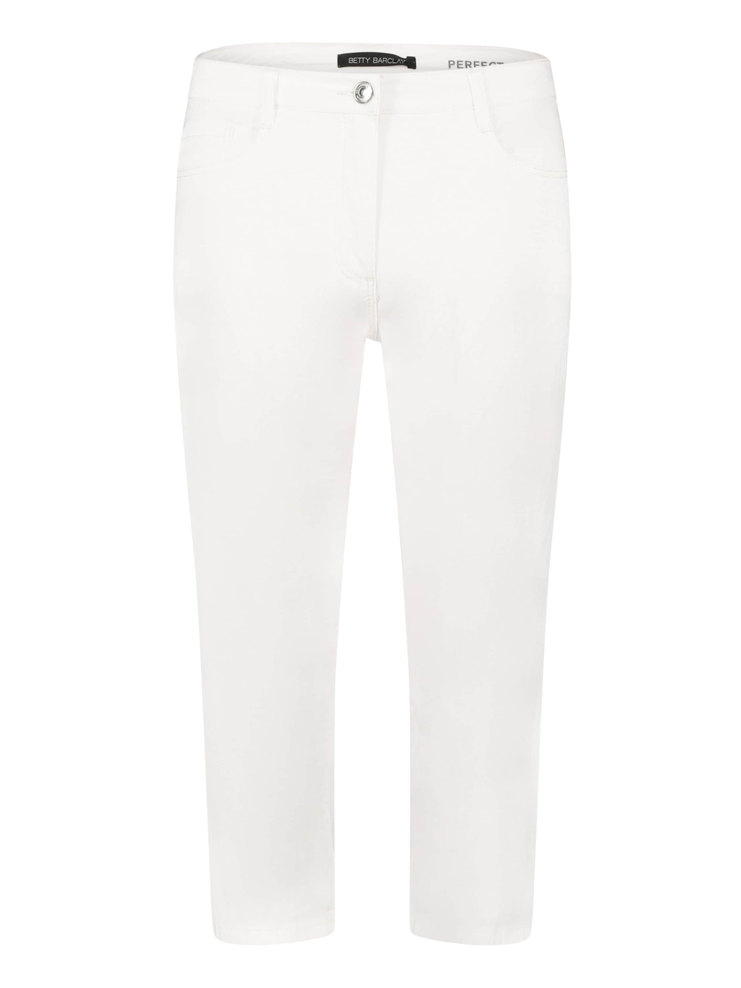 Betty Barclay Slimfit Jeans in Wit: voorkant