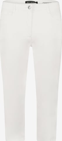 Coupe slim Jean Betty Barclay en blanc : devant
