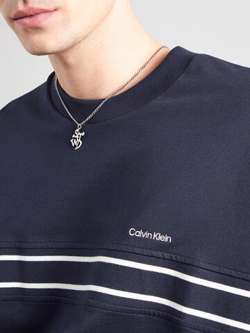 T-Shirt Calvin Klein en bleu