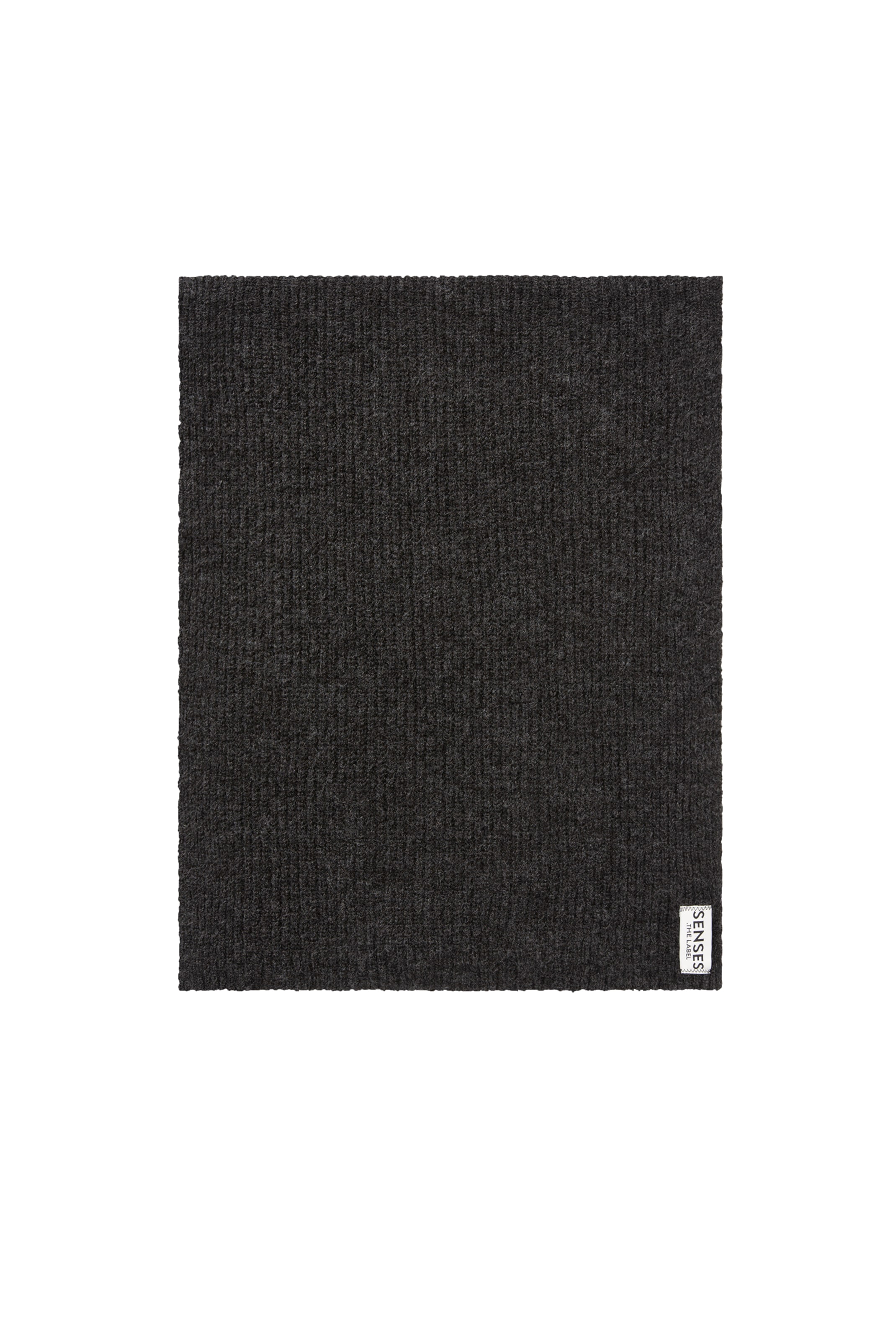 SENSES.THE LABEL Schal in Schwarz: Vorderseite