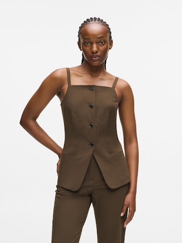 brūns Karl Lagerfeld Topiņš: no priekšpuses