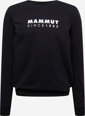 MAMMUT Athletic Fleece Jacket in Black: front