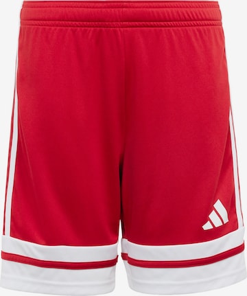 Pantalon de sport 'Squadra 25' ADIDAS PERFORMANCE en rouge : devant