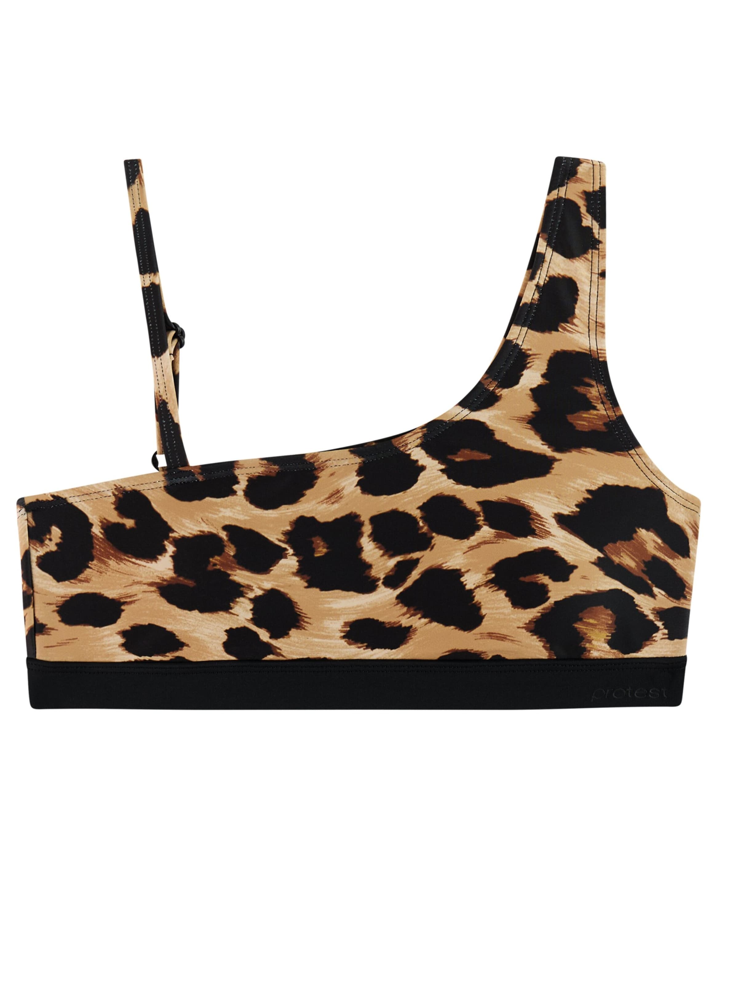 PROTEST Bustier Bikini 'PRTPanter JR'‌‌‌‌‌‌‌‌‌ in Braun