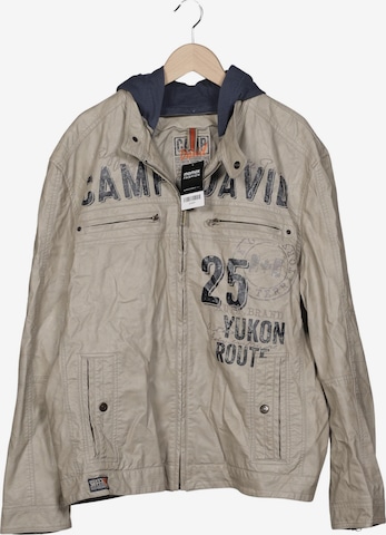 CAMP DAVID Jacke XXXL in Beige: Vorderseite