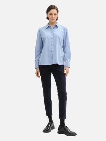 TOM TAILOR Blouse in Blauw