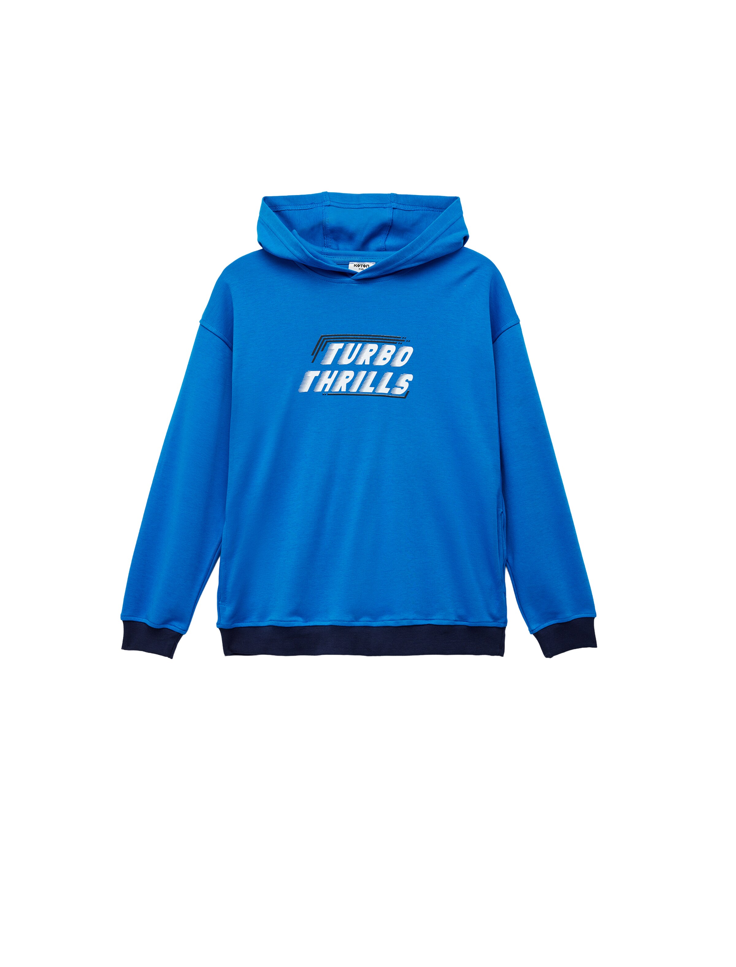 Koton Sweatshirt in Blauw: voorkant