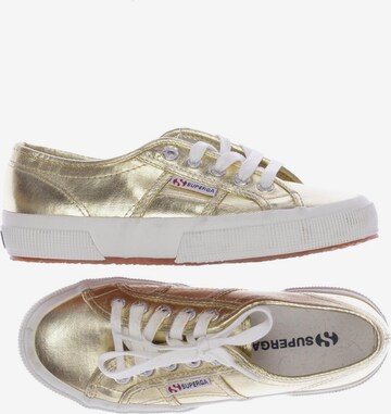 SUPERGA Halbschuh 36 in Gold: predná strana