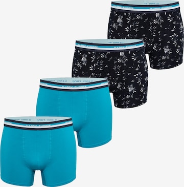 Boxers Happy Shorts en bleu : devant