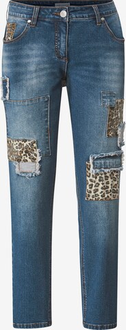 Angel of Style Slimfit Jeans in Blauw: voorkant