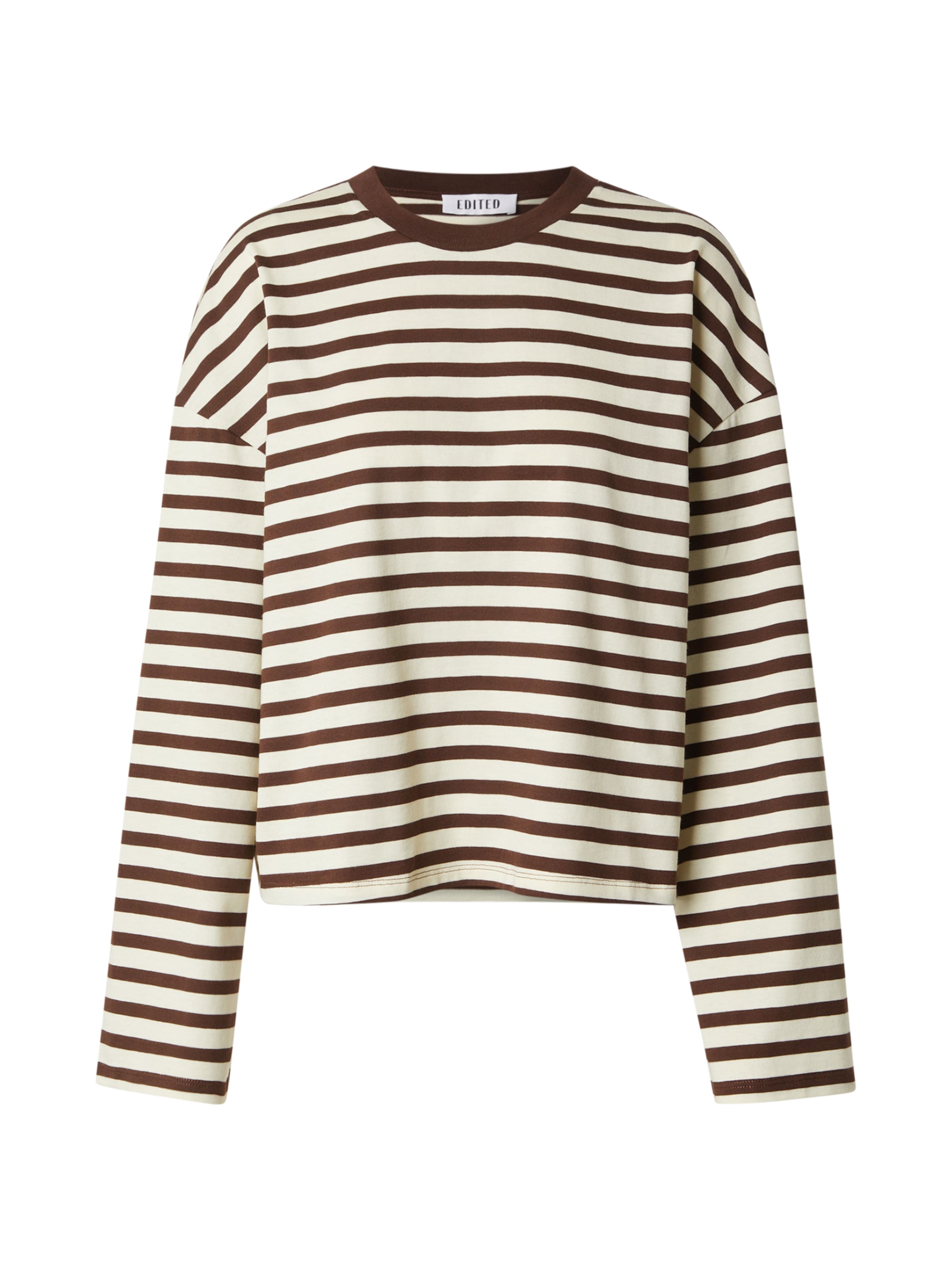 EDITED Shirt 'Delfia' in Bruin: voorkant