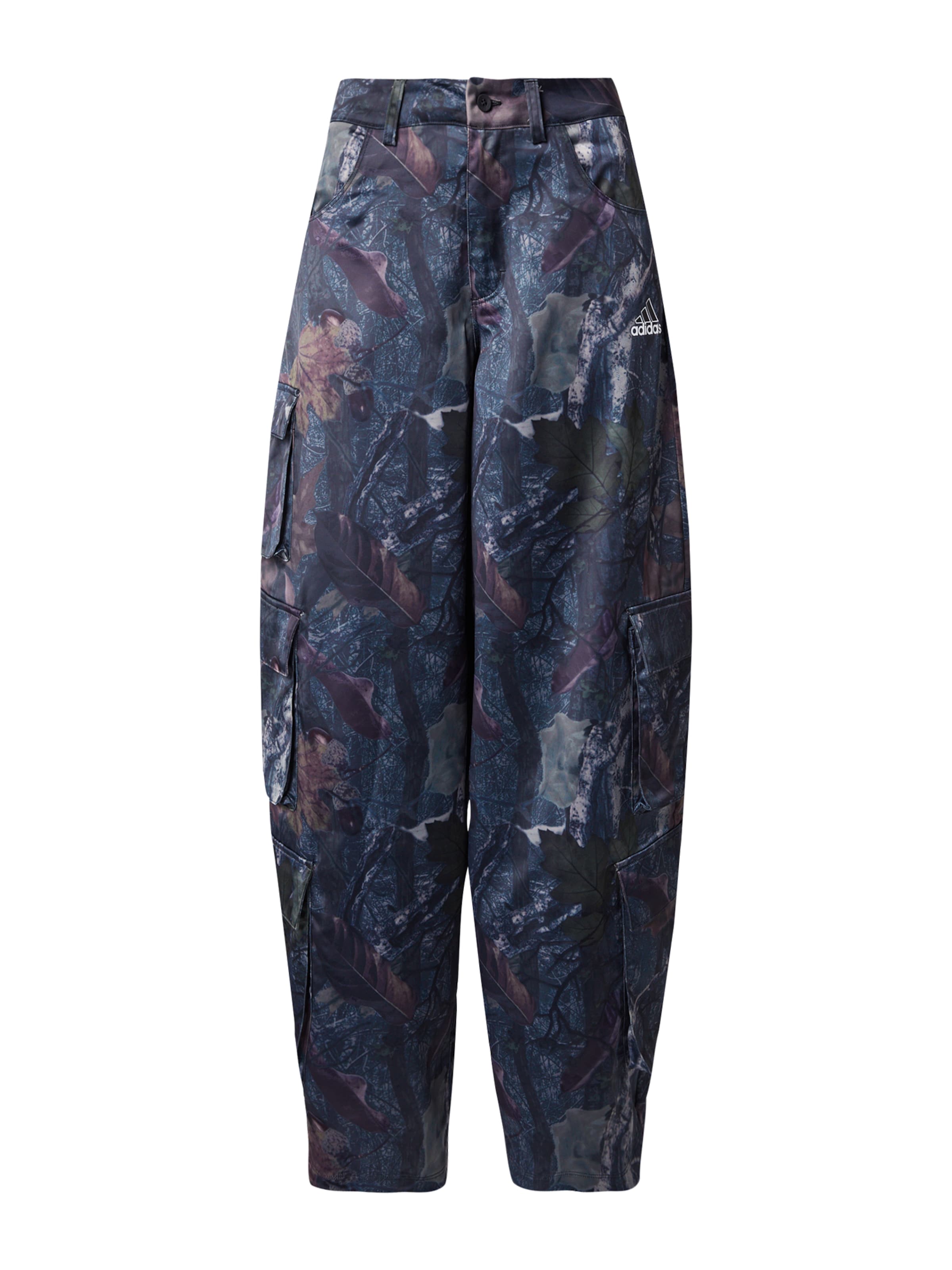 ADIDAS ORIGINALS Baggy Cargobroek 'SAT' in Blauw: voorkant