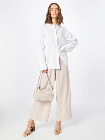 ONLY Wide leg Pants 'Tokyo' in Beige