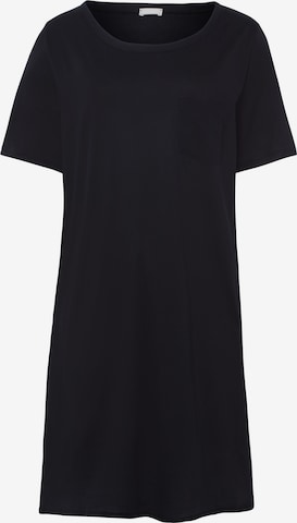 Chemise de nuit ' Cotton Deluxe  ' Hanro en noir : devant
