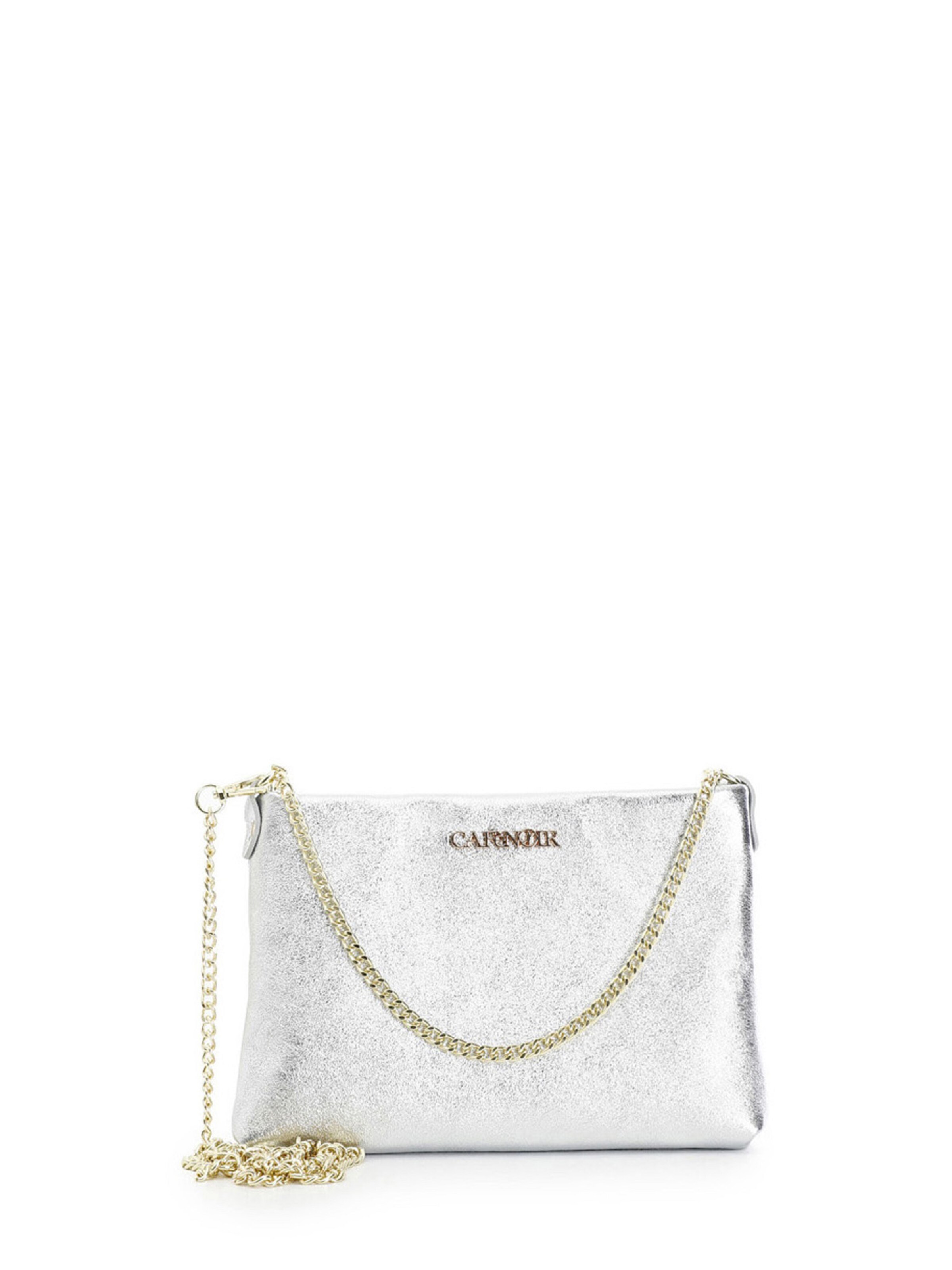 Pochette CAFè NOIR en argent : devant