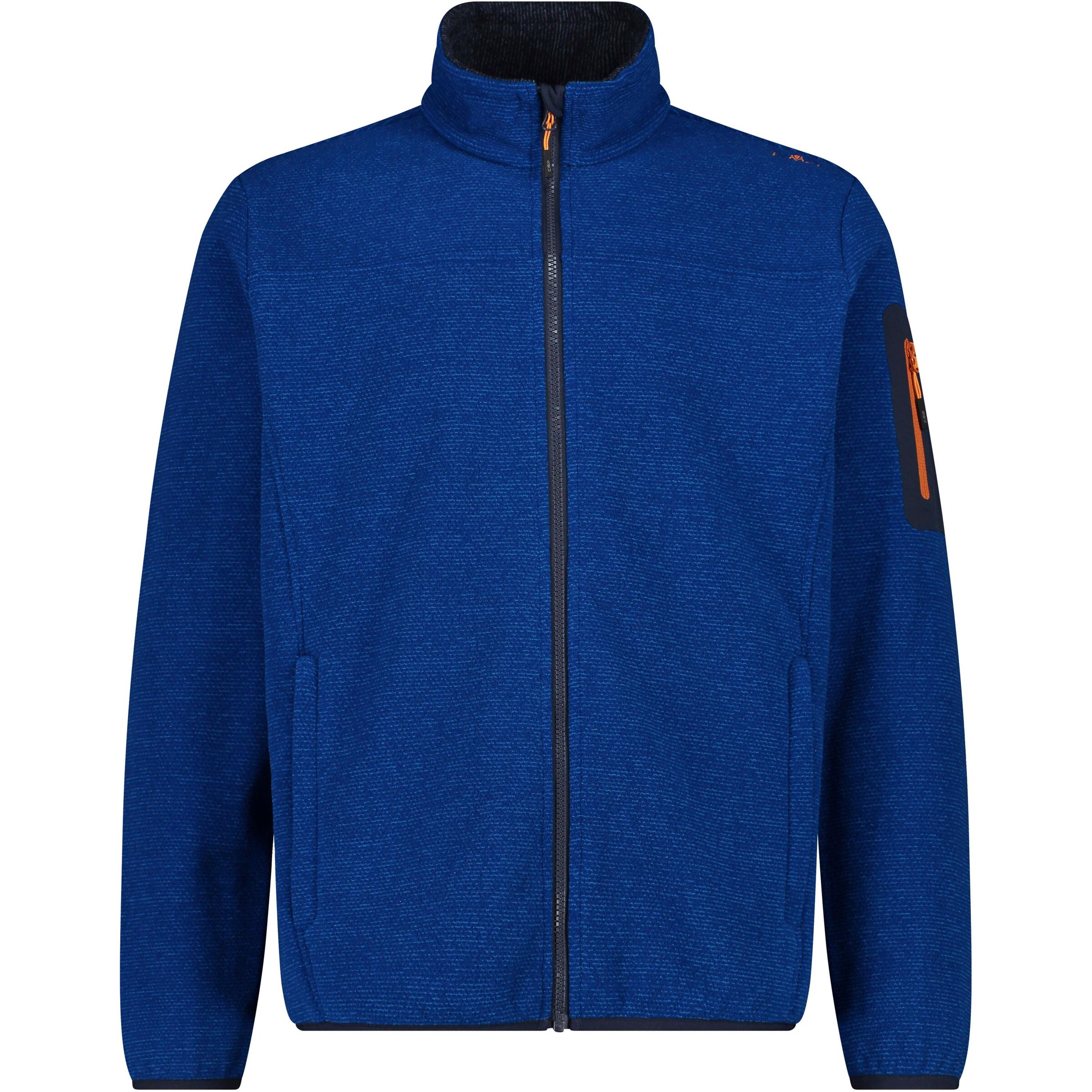 CMP Athletic Fleece Jacket in Blue: front