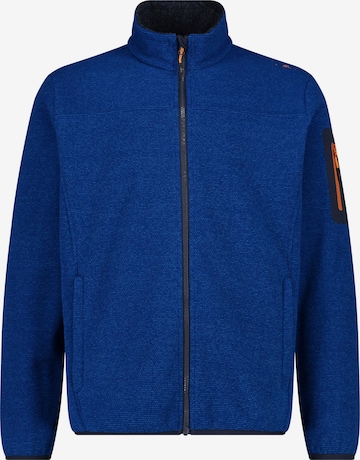 CMP Athletic Fleece Jacket in Blue: front