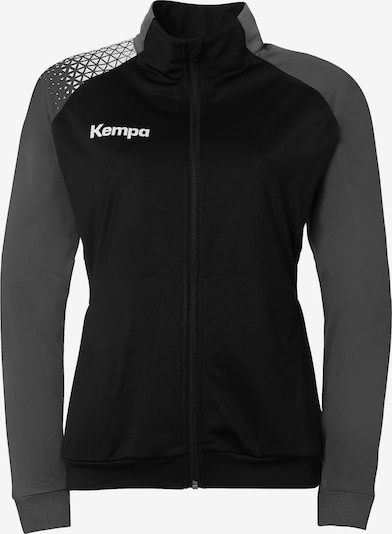 Jachetă de trening 'Ambition 28' pe XS KEMPA pe gri închis / negru / alb, Vizualizare produs