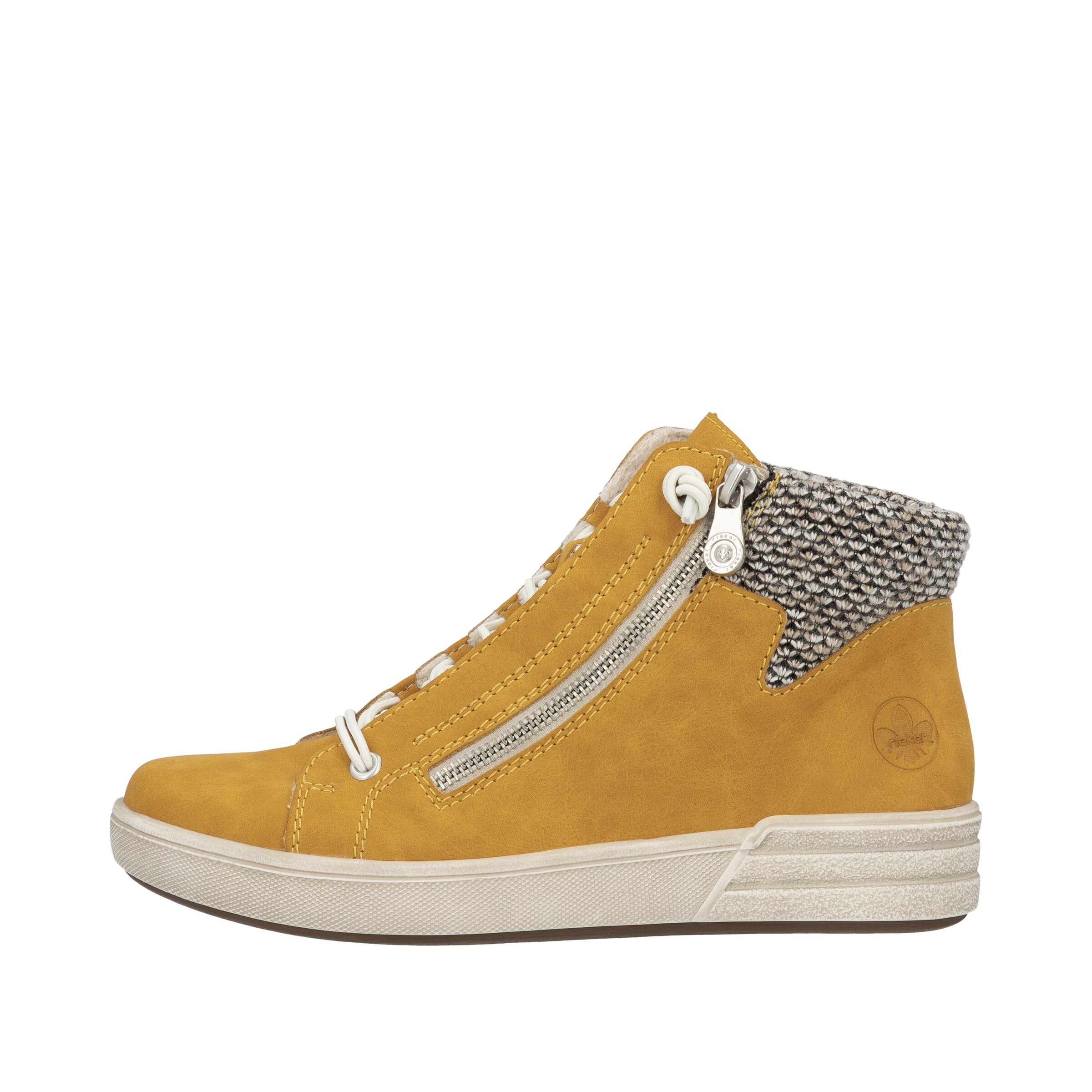 Bottines à lacets Rieker en jaune