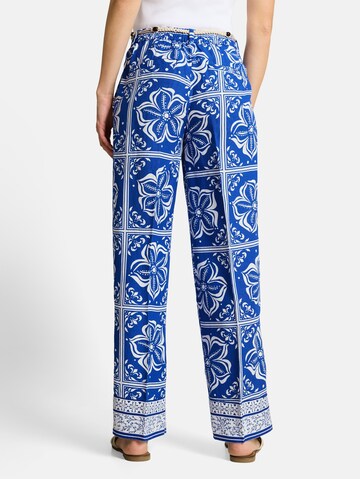 TOM TAILOR Loose fit Pleat-Front Pants in Blue