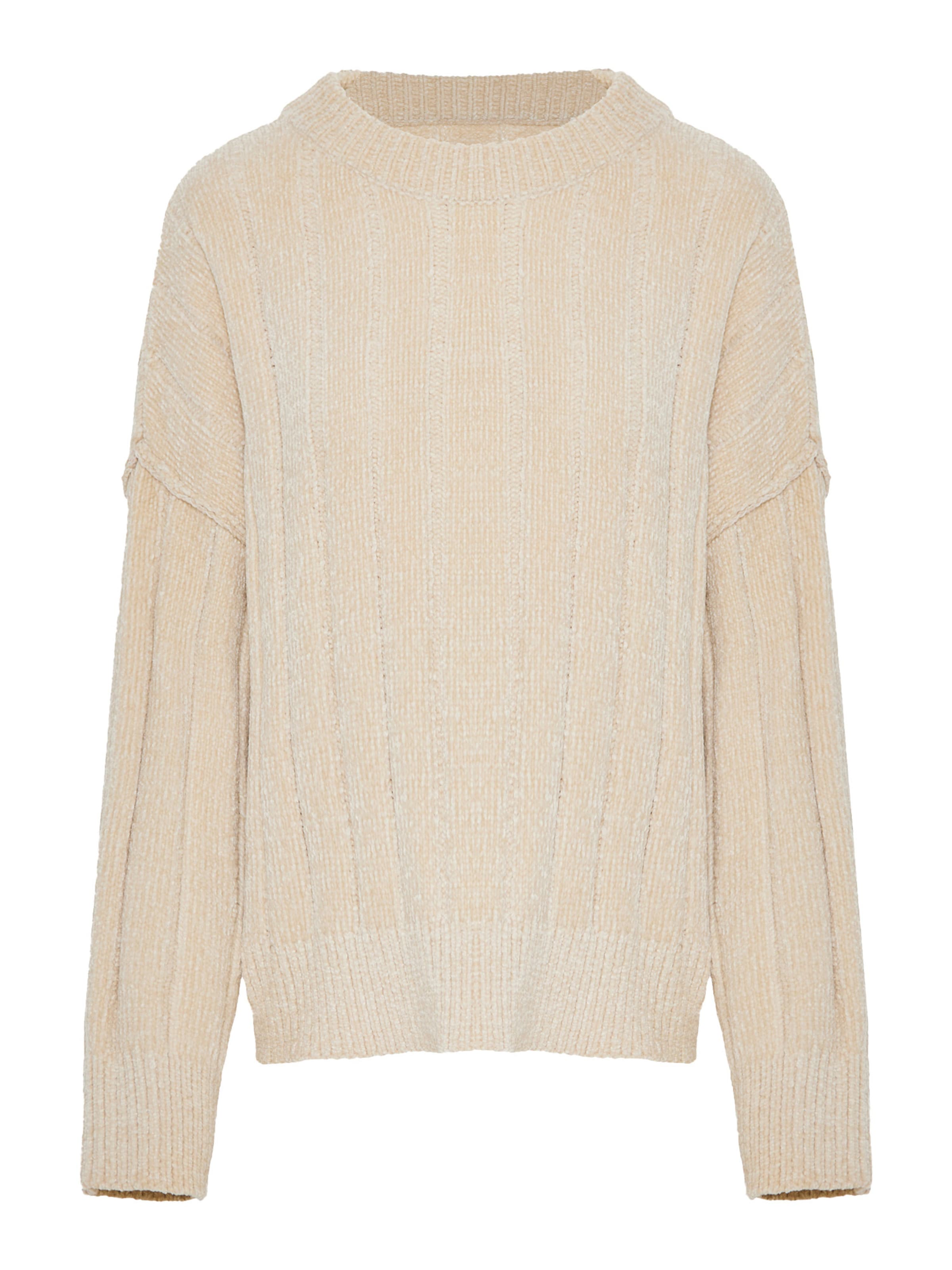 Funky Buddha Πουλόβερ σε μπεζ: μπροστά