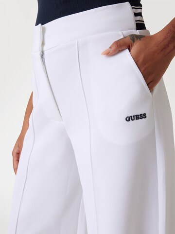 GUESS Wide Leg Hose in Weiß