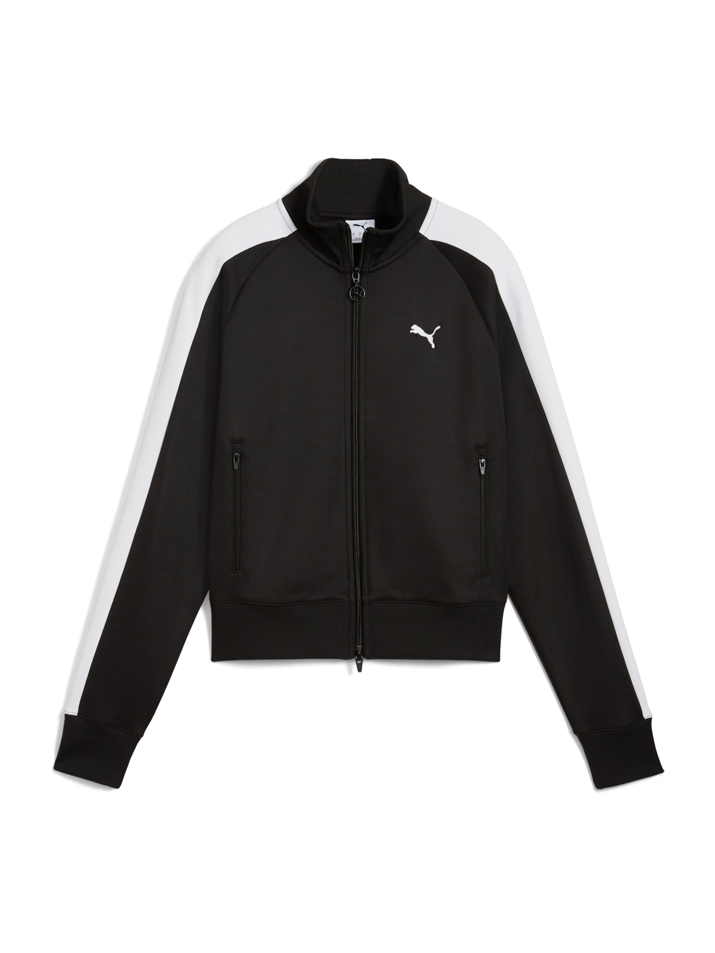 PUMA Sweatjacke 'T7 Always On' in Schwarz: Vorderseite