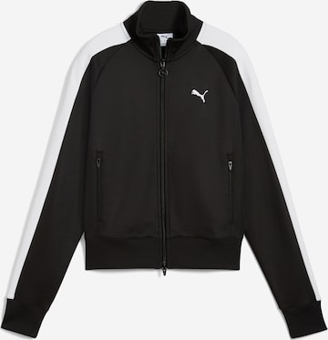 Giacca di felpa 'T7 Always On' di PUMA in nero: frontale
