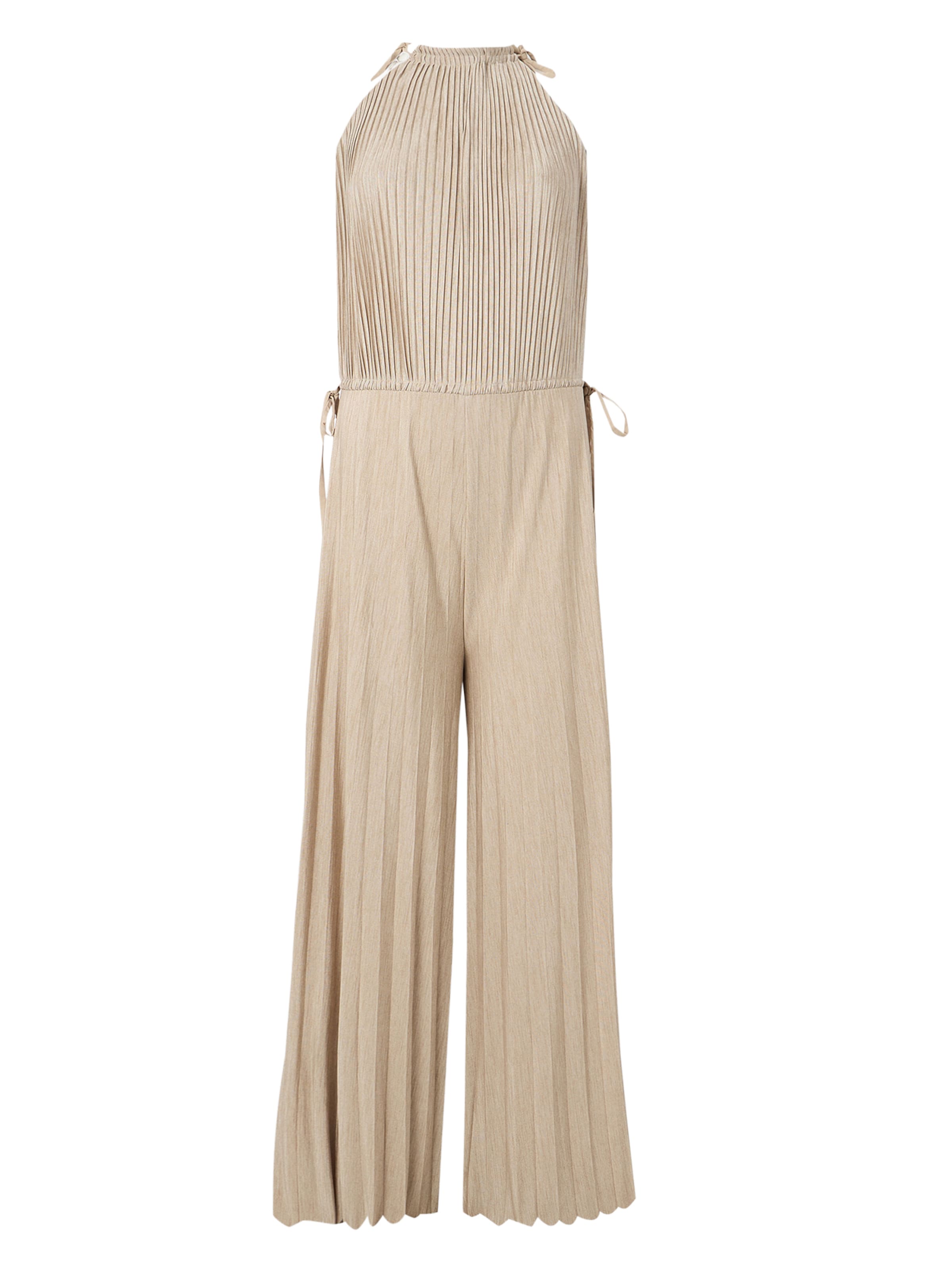 Tuta jumpsuit 'Edecki' di BOSS in beige: frontale