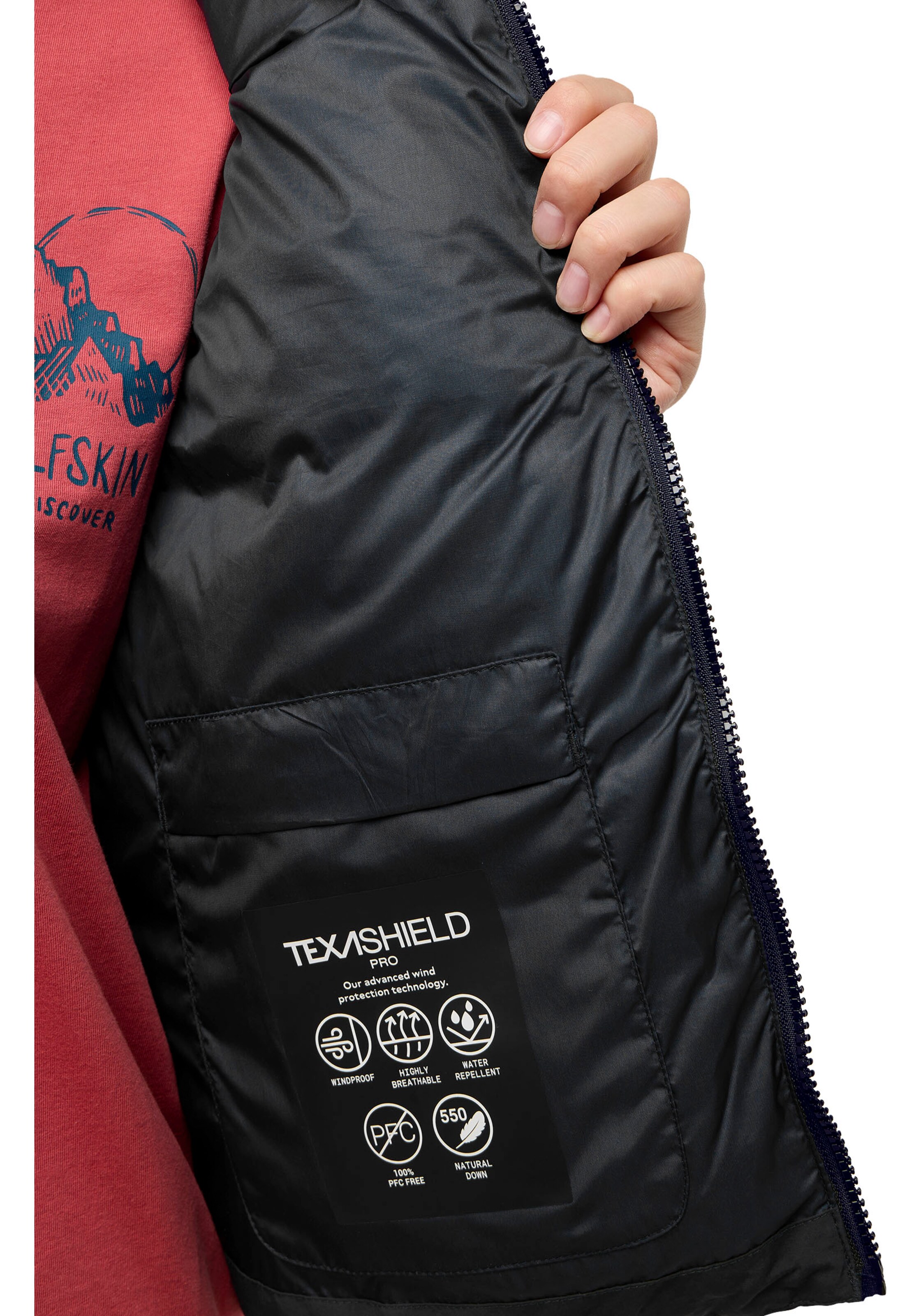 JACK WOLFSKIN Weste in Blau