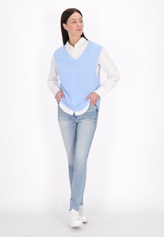 usha BLUE LABEL - Colete de malha 'Everyday Fashion' em azul