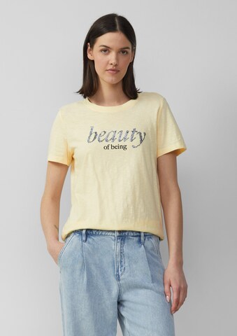 T-shirt s.Oliver en jaune : devant