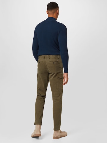 TOMMY HILFIGER - Slimfit Calças cargo 'CHELSEA' em verde