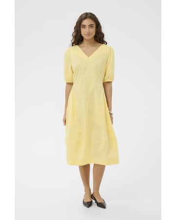 CULTURE Dress 'CUantoinett' in Yellow: front