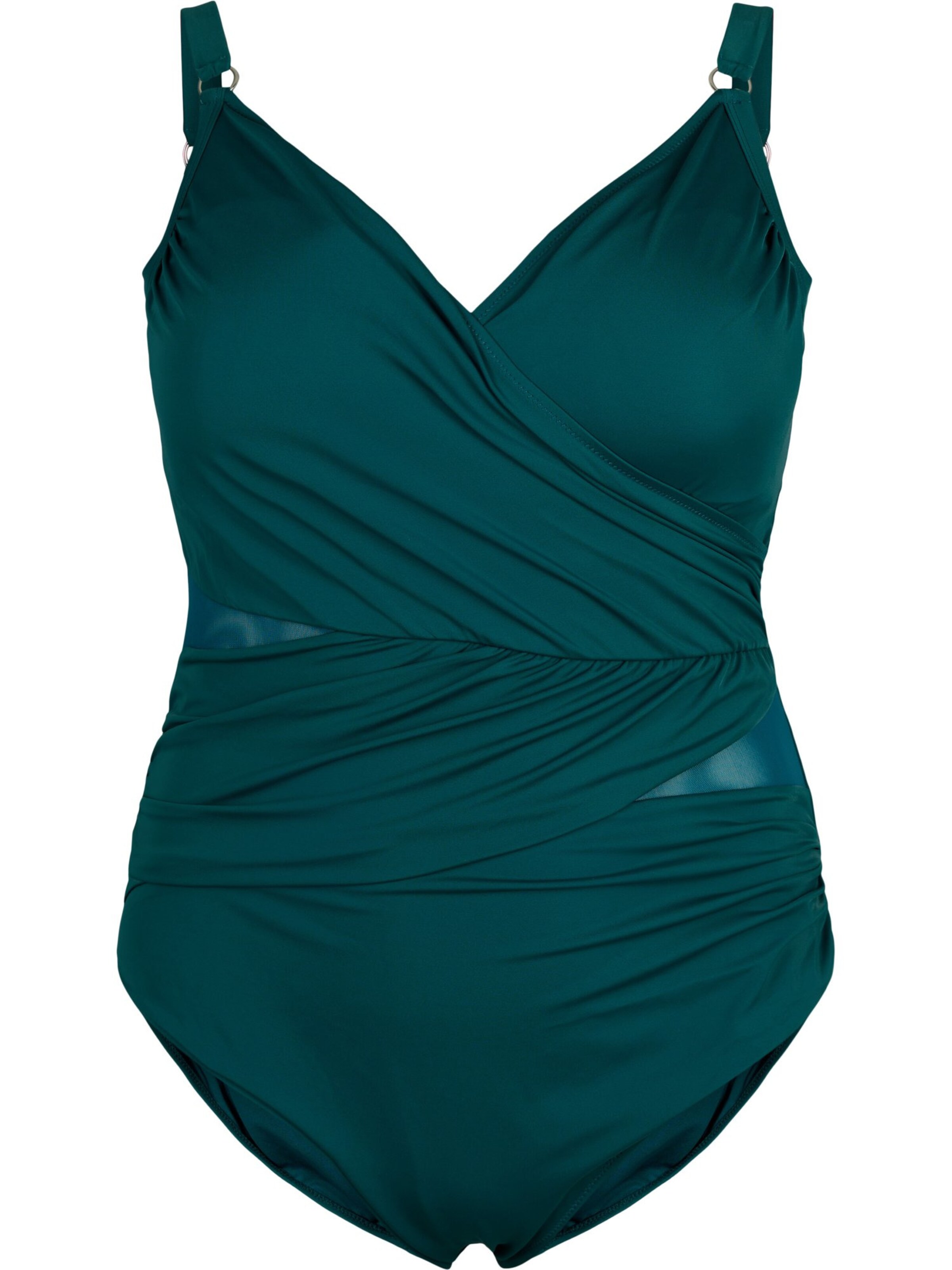 Swim by Zizzi Fürdőruhák 'SBASIC' - zöld: elől