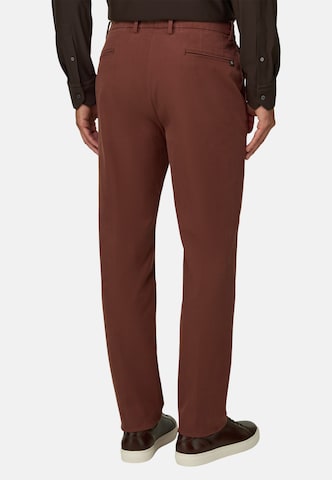 Coupe slim Pantalon chino Boggi Milano en rouge