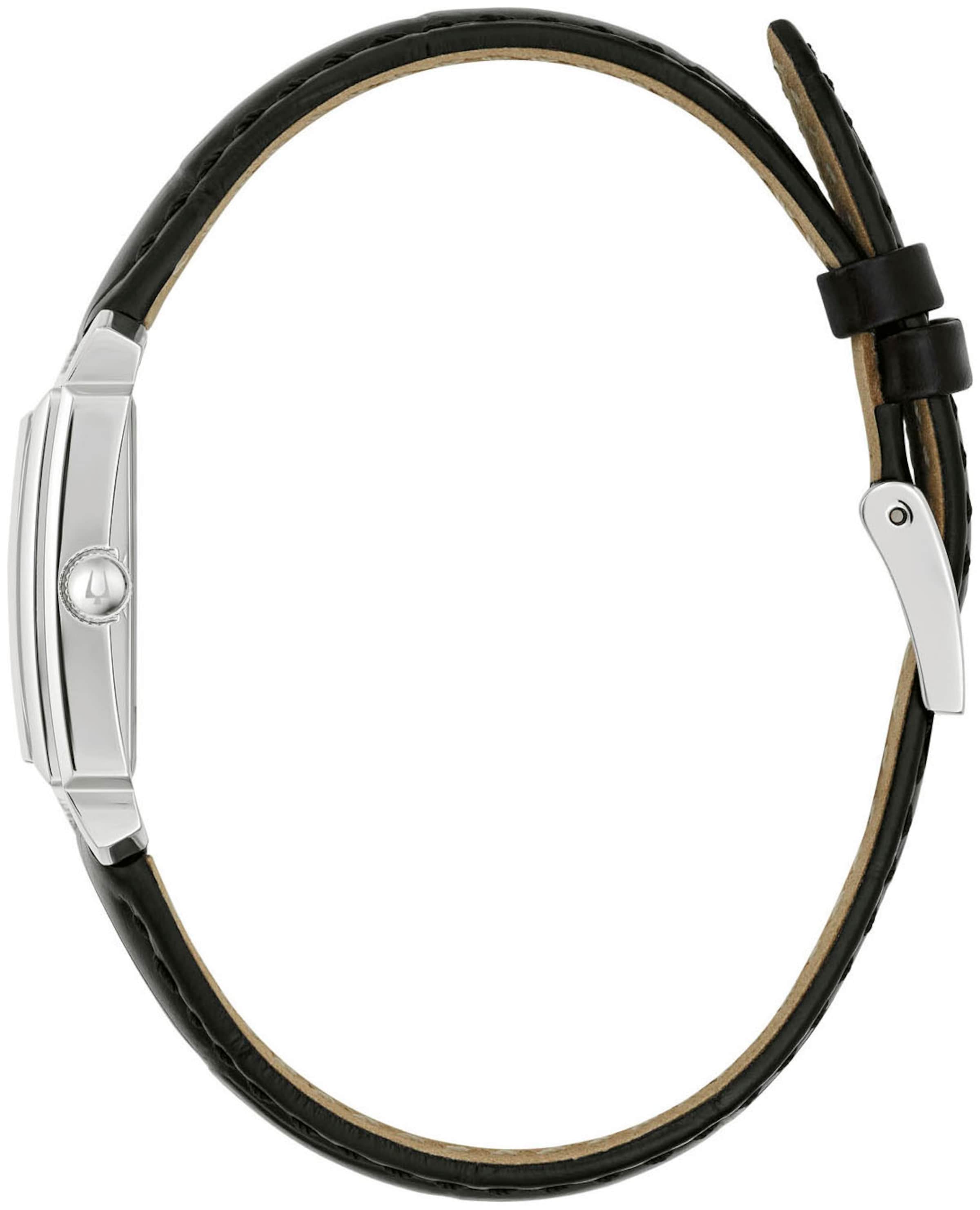 Bulova Analoguhr in Schwarz