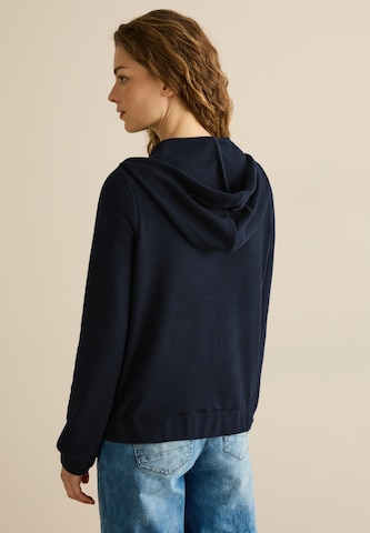 CECIL Zip-Up Hoodie in Blue