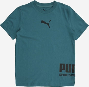 žalia PUMA Sportiniai marškinėliai: priekis