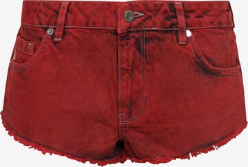 Superdry Slimfit Jeans in Rood: voorkant