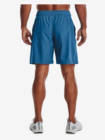 Regular Pantaloni sport de la UNDER ARMOUR pe albastru