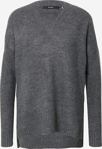 Pull-over oversize 'LEFILE' VERO MODA en gris : devant