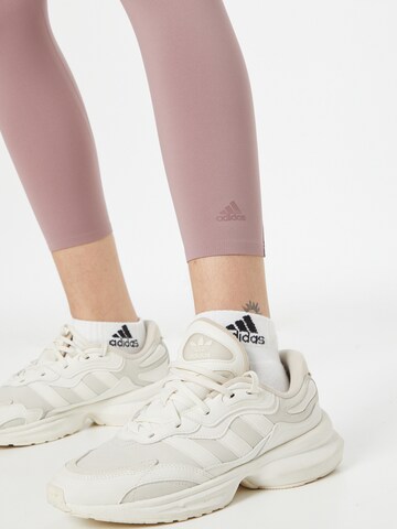 ADIDAS SPORTSWEAR Skinny Sportnadrágok 'Optime Luxe' - rózsaszín